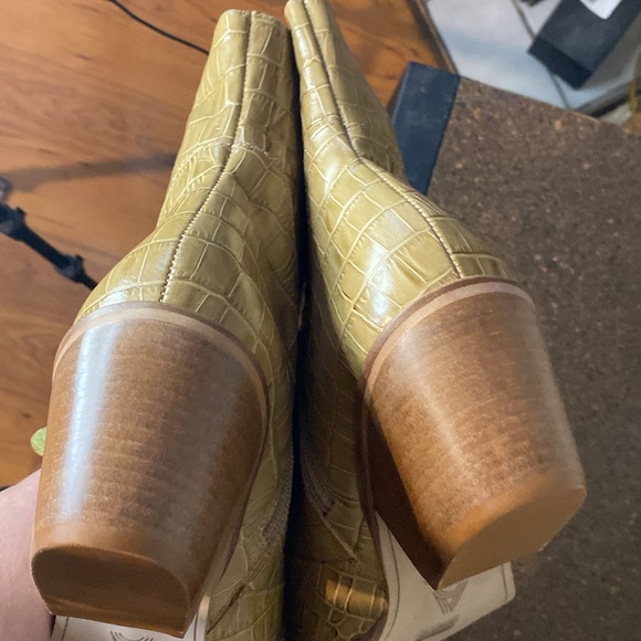 SALE!NEW! ABLE BRAZILIAN LEATHER BOOTS,WITH POINTY TOE AND SIDE ZIP ENTRY - Picture 9 of 13